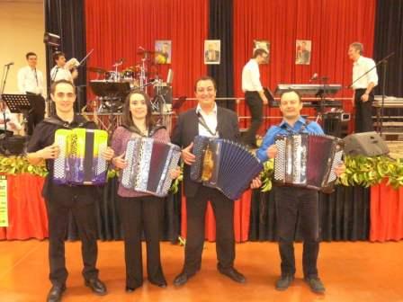 Le plateau d'accordonistes